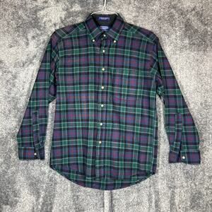 Pendelton Shirt Mens Medium Authentic Mactaggart Tartan Plaid Wool Fireside